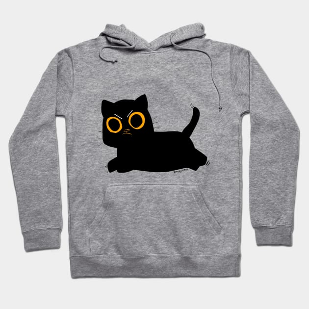 Angry Cat Hoodie by reysaurus